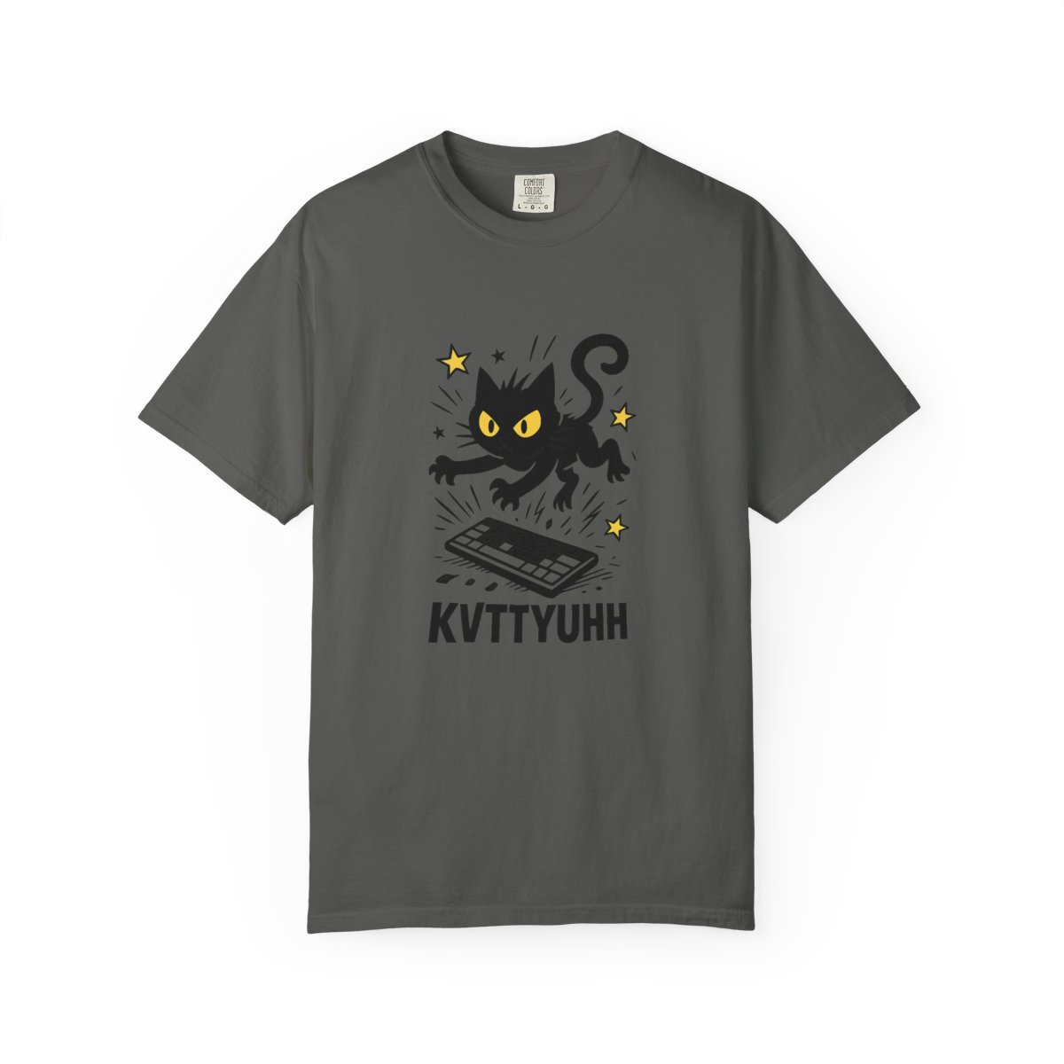 Caseoh Wearing Kittyuhhh Funny Gaming T-Shirt - alternate angle 3, merchandise