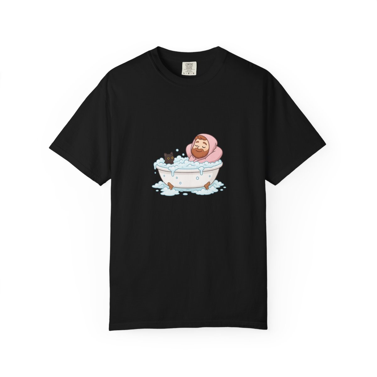 Caseoh Bubble Bath Kitty Twitch Fanart T-Shirt