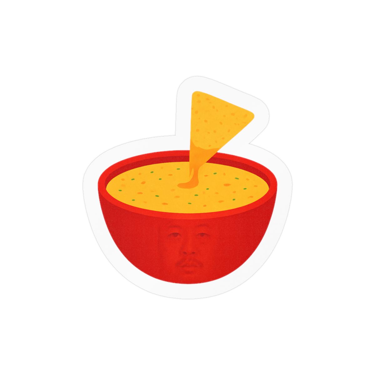 Caseoh Queso Funny Sticker | Bold Vinyl Decal