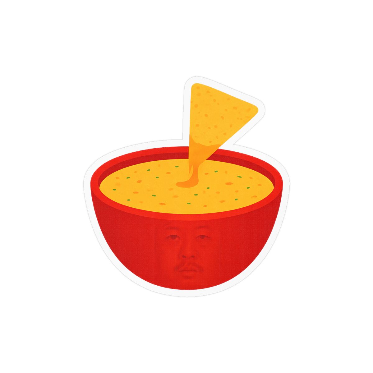 Caseoh Queso Funny Sticker | Bold Vinyl Decal