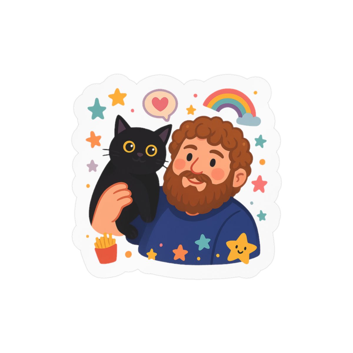 Funny Stickers Obsession Vinyl Sticker | Playful Decal
