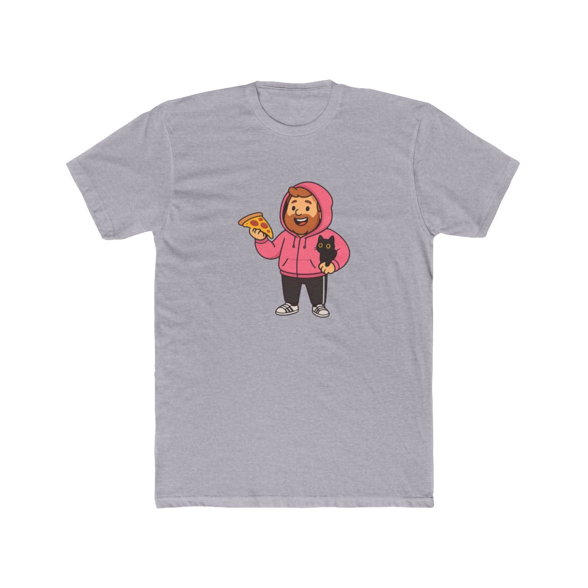 CaseOh Kitty Pizza Mac | Twitch Streamer Tee, CaseOh Fan Shirt, Gamer Gift