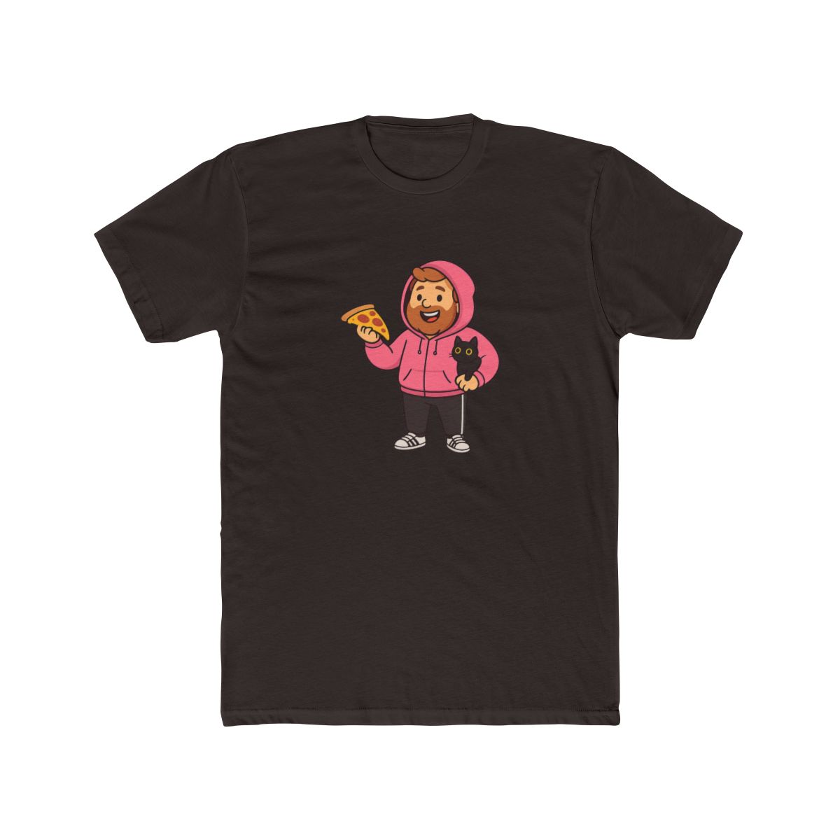 CaseOh Kitty Pizza Mac | Twitch Streamer Tee, CaseOh Fan Shirt, Gamer Gift - alternate angle 2, merchandise