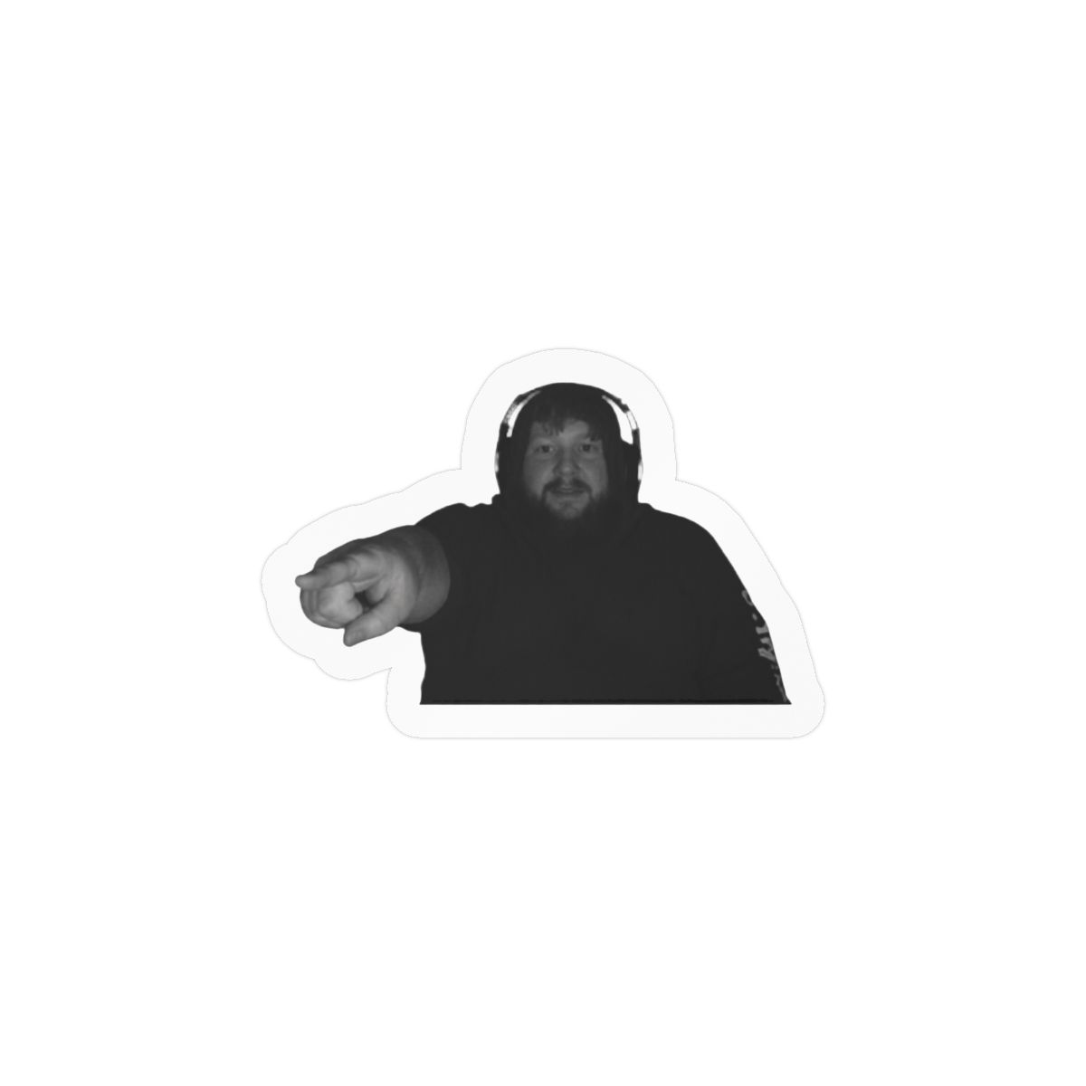 Caseoh Quotes Stickers | Funny Vinyl Decals - alternate angle 1, merchandise