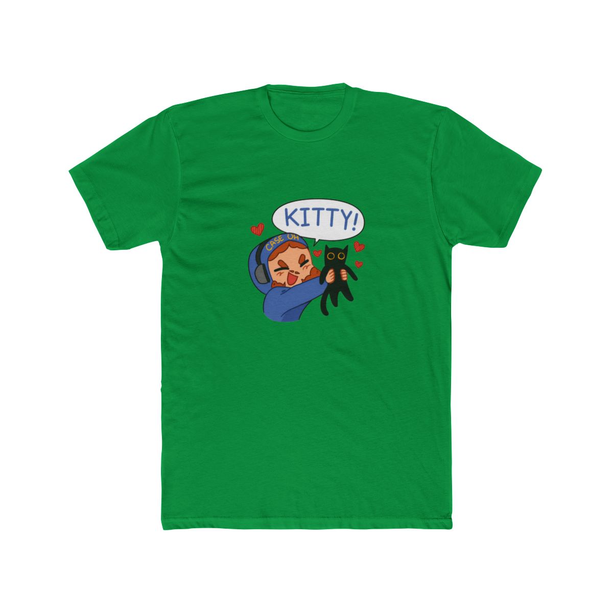 Caseoh Kitty Funny Cat Graphic T-Shirt - alternate angle 2, merchandise