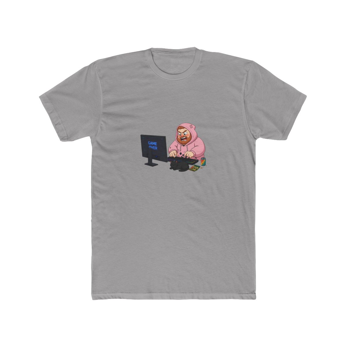 Angry Caseoh Wearing Pink T Shirt Smashing The Table Cursing on His Twitch Stream T-Shirt - Official T-Shirts merchandise