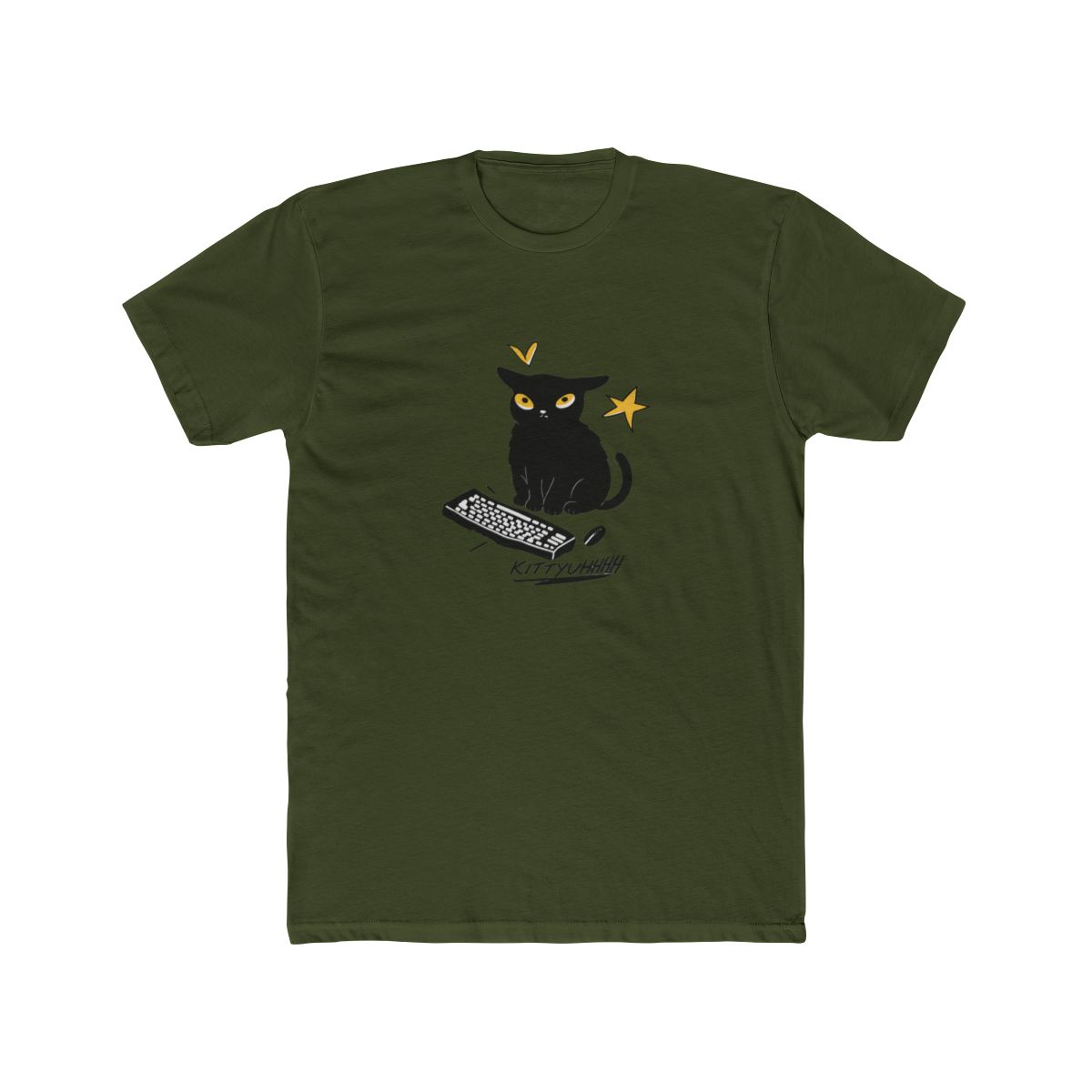 Caseoh Games Wearing Kittyuhhh T Shirt - alternate angle 2, merchandise