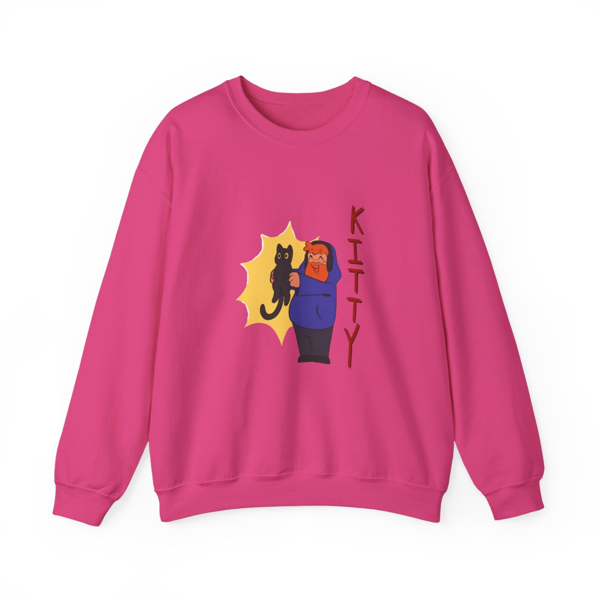 Caseoh Kitty Cute Graphic Sweatshirt - alternate angle 4, merchandise