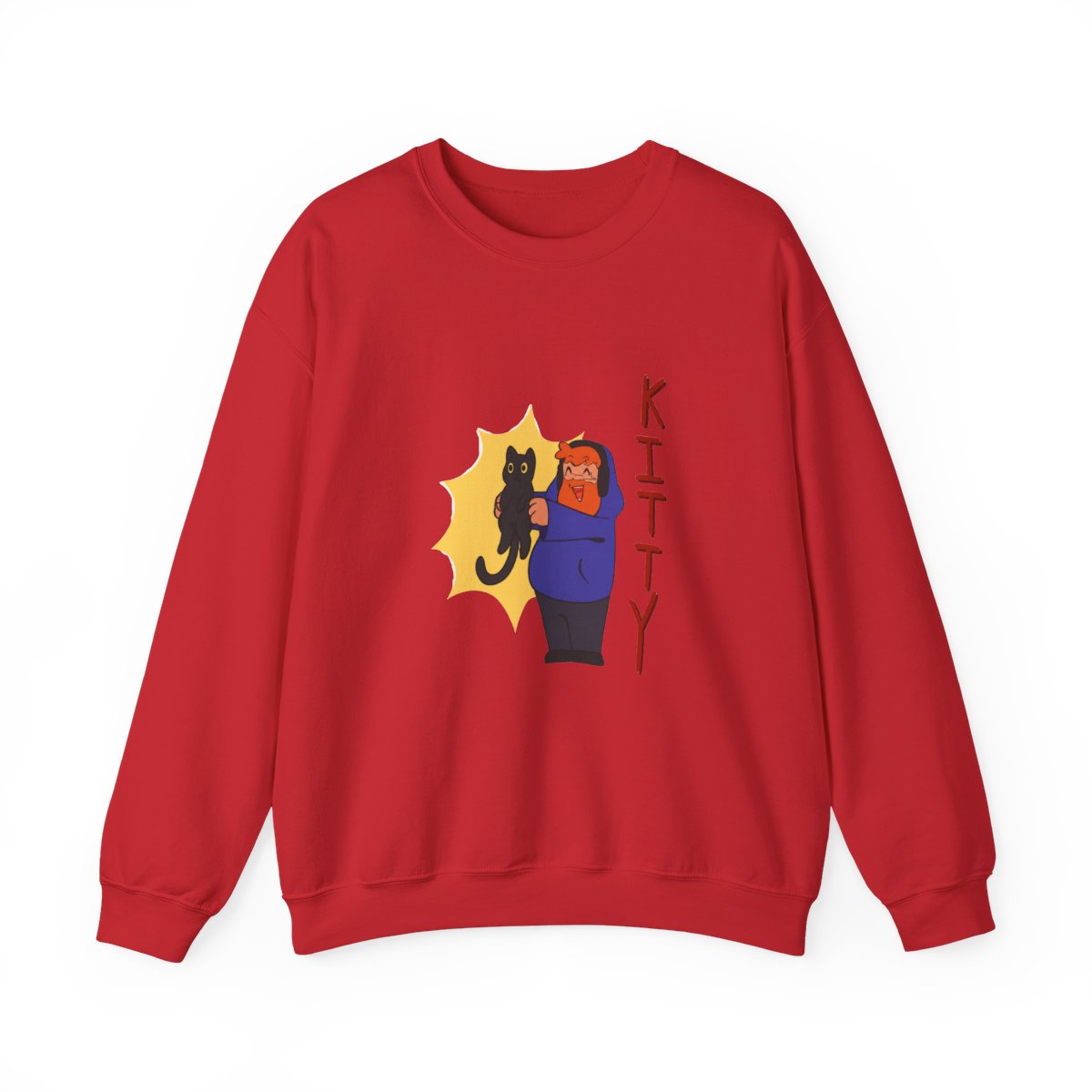 Caseoh Kitty Cute Graphic Sweatshirt - alternate angle 2, merchandise