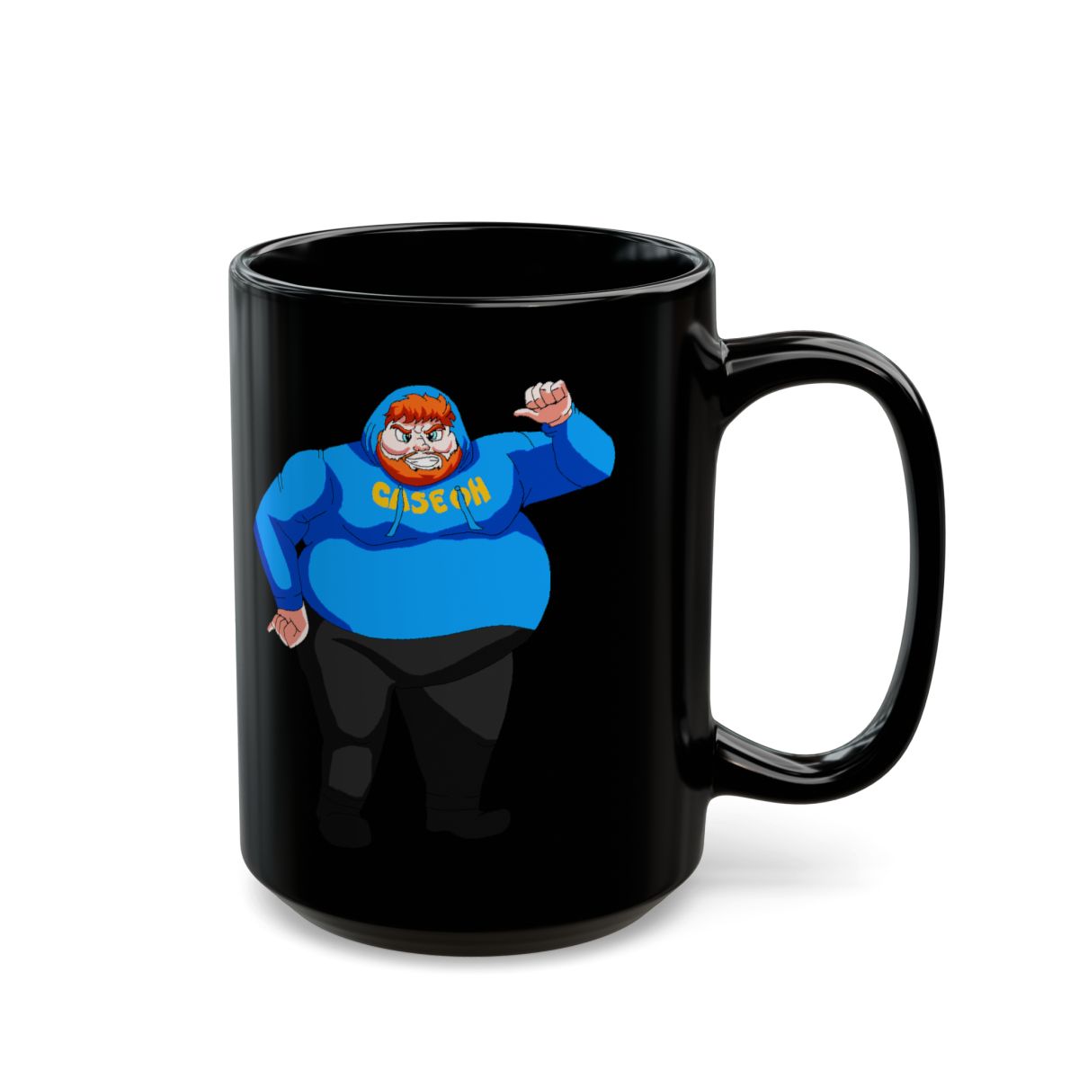 CaseOh Black Mug Coffee Mug - alternate angle 5, merchandise