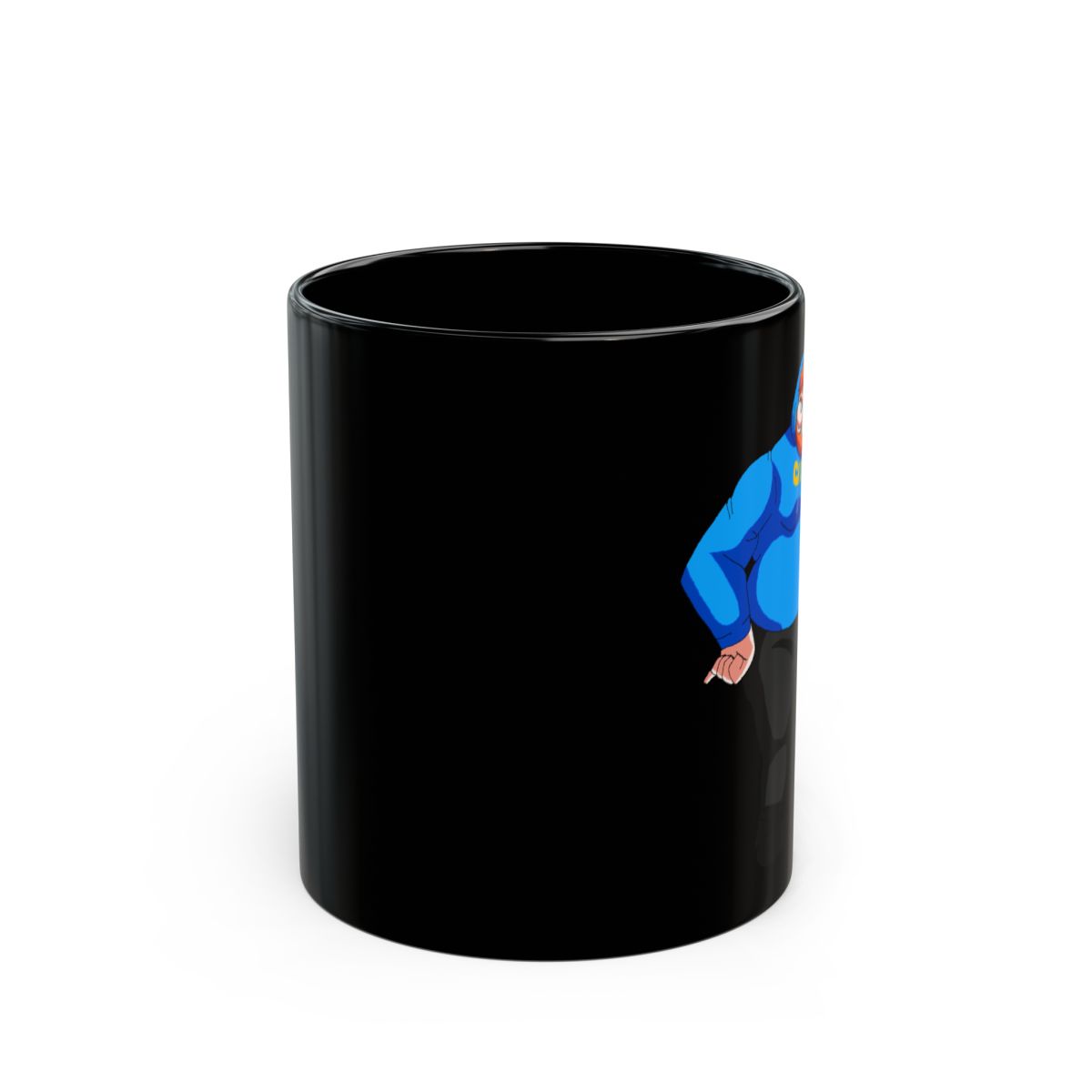 CaseOh Black Mug Coffee Mug - alternate angle 2, merchandise