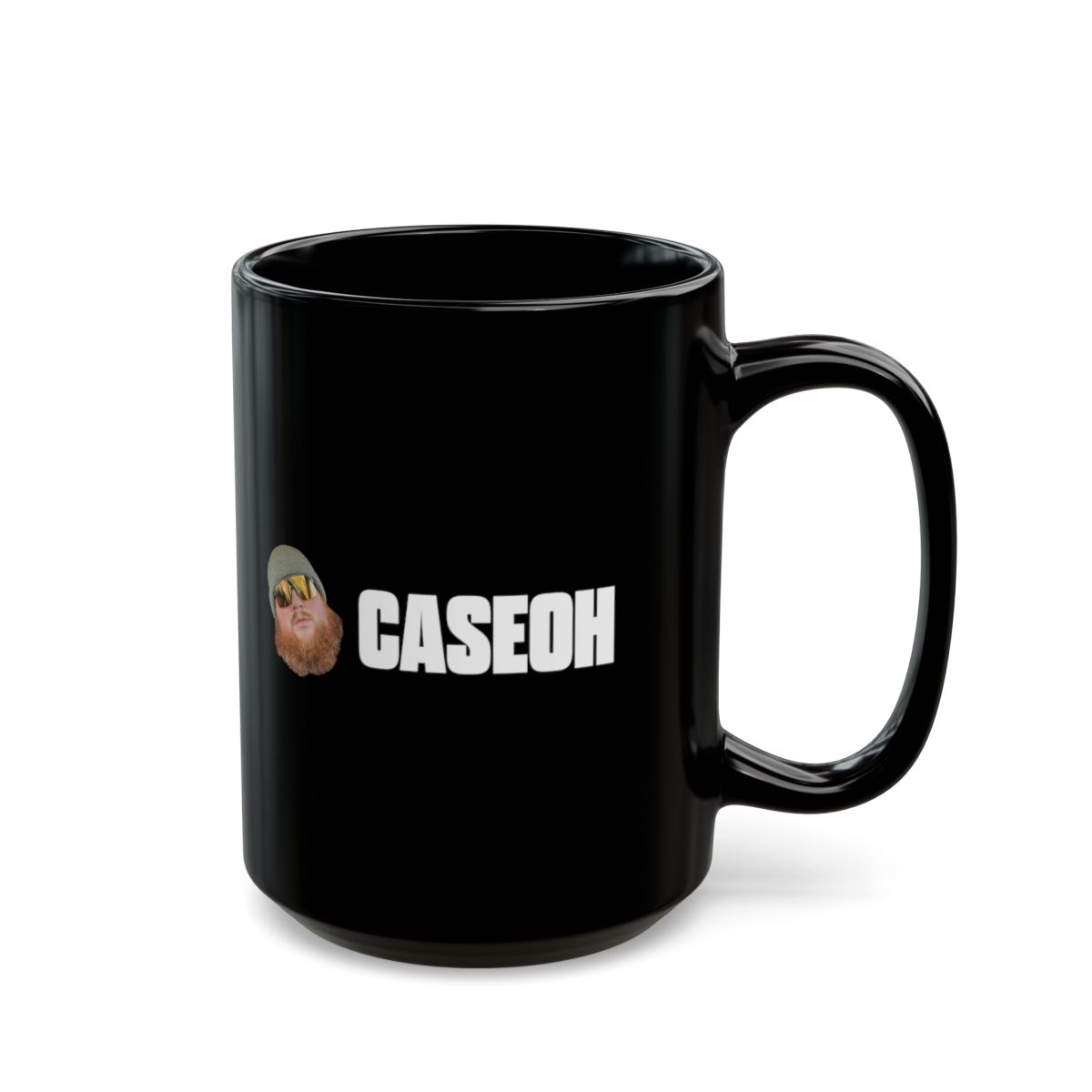 CaseOh Black Mug #4 - alternate angle 5, merchandise