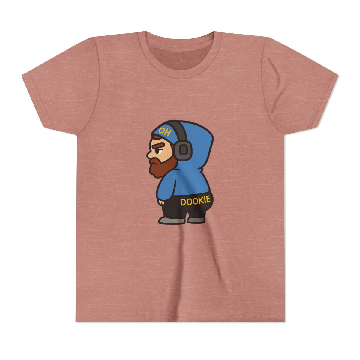 Caseoh Cheeks Hilarious Meme Graphic Kids T-Shirt - alternate angle 2, merchandise