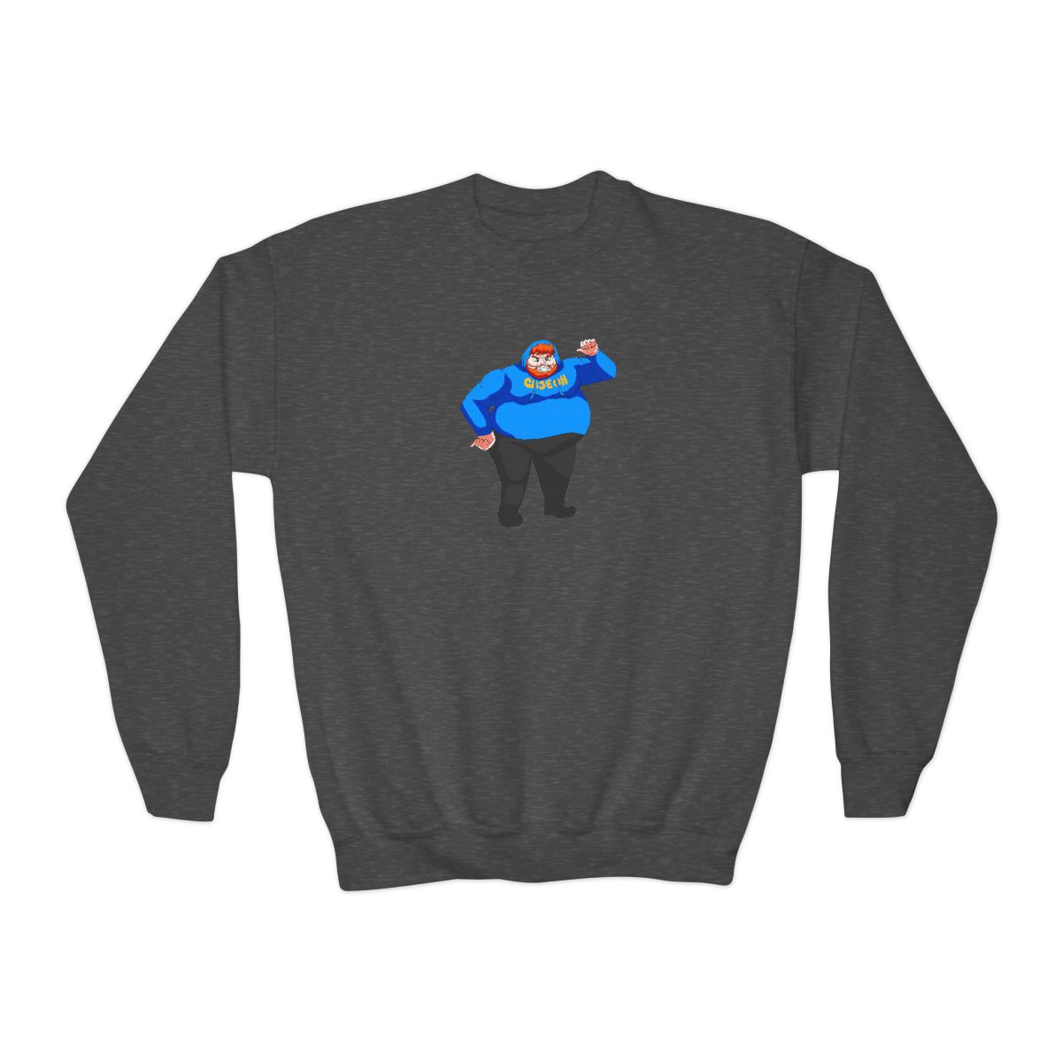 CaseOh Crewneck Kids Sweatshirt - alternate angle 3, merchandise