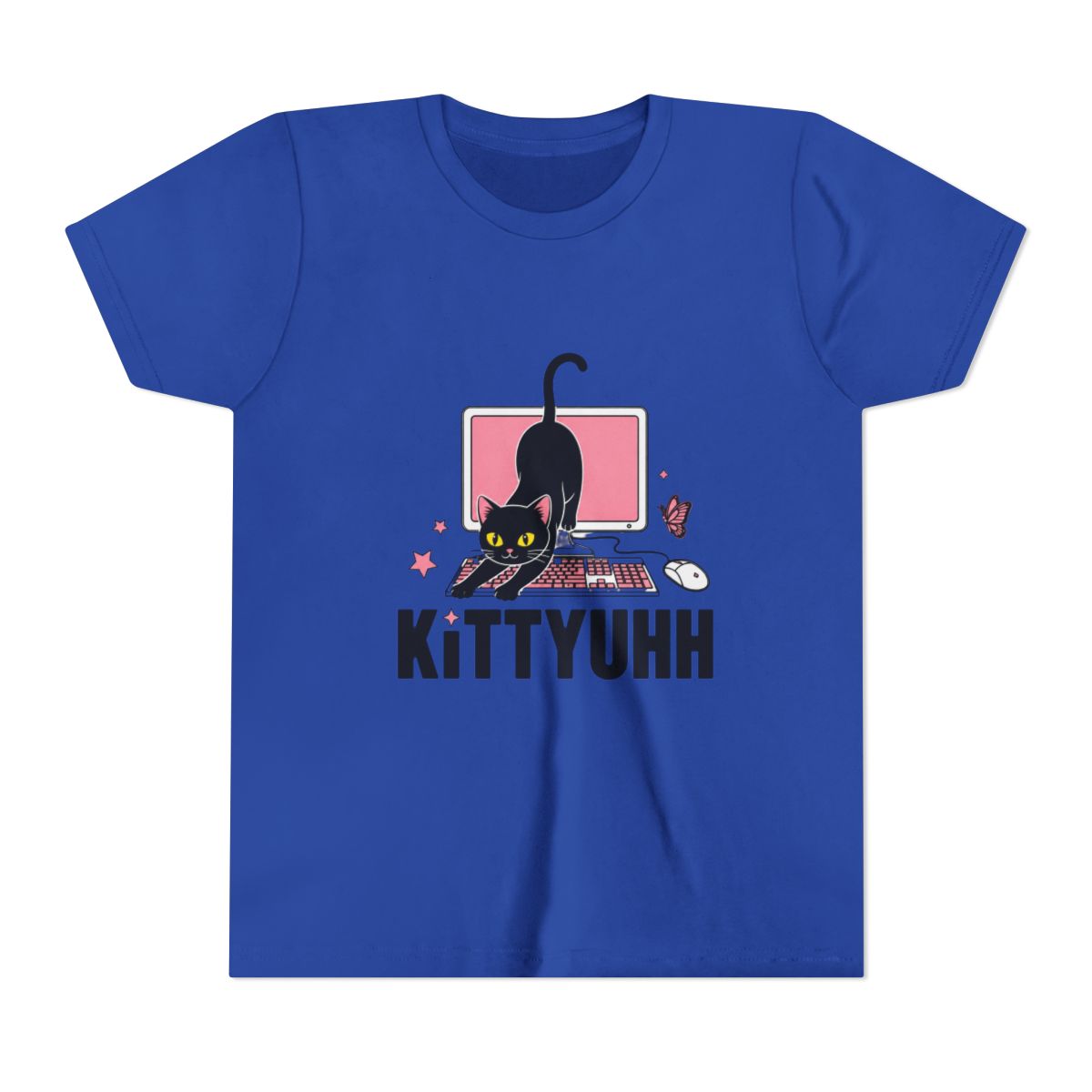 caseoh games wearing kittyuhhh Kids T Shirt - alternate angle 3, merchandise