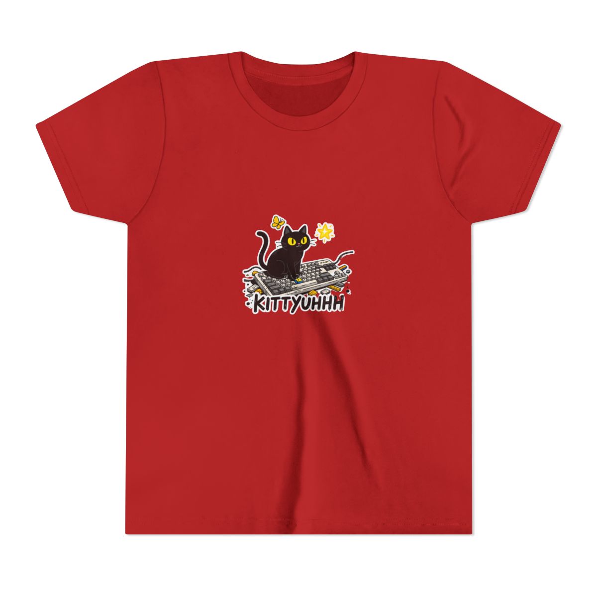 Caseoh Games Wearing Kittyuhhh Kids T Shirt - alternate angle 5, merchandise