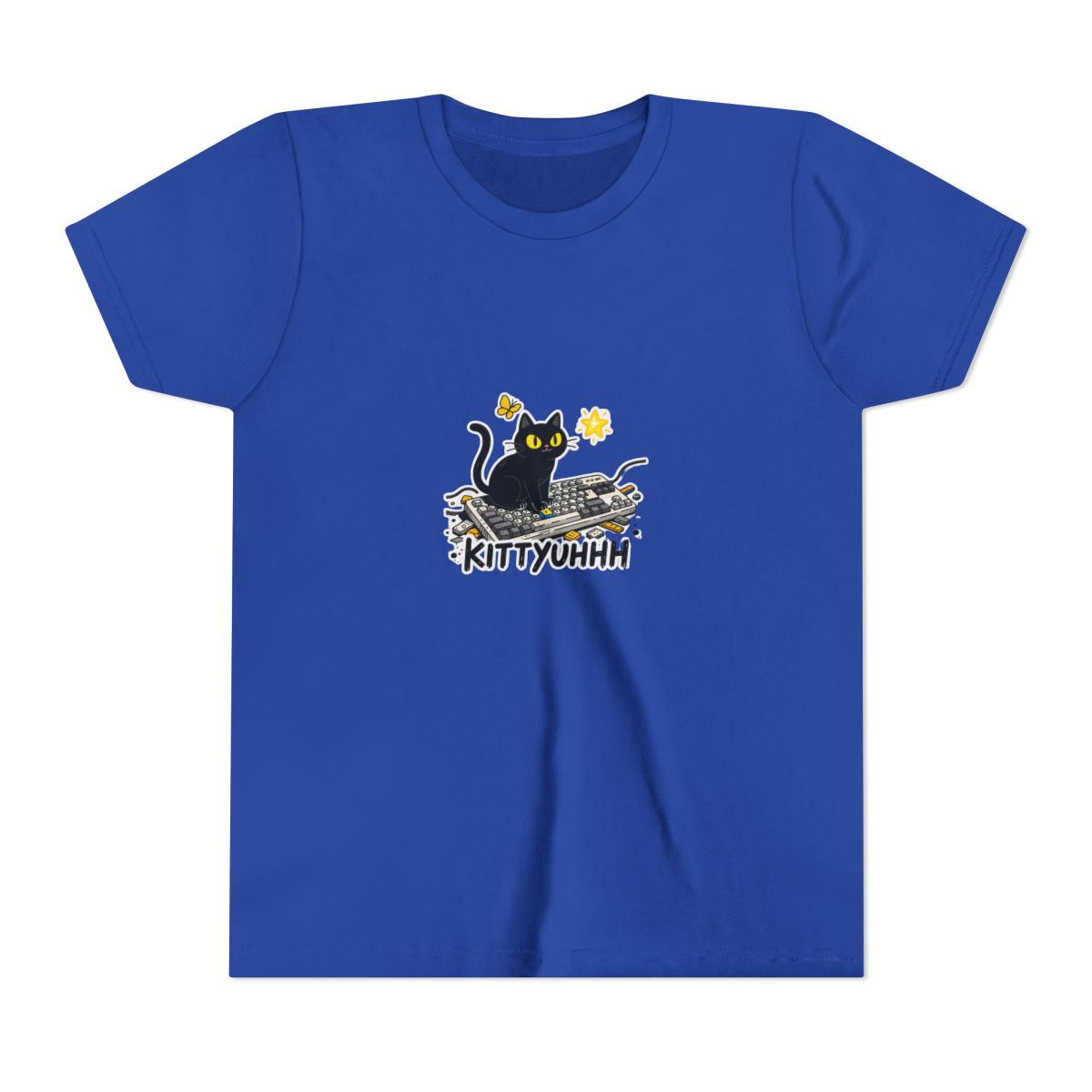 Caseoh Games Wearing Kittyuhhh Kids T Shirt - alternate angle 3, merchandise