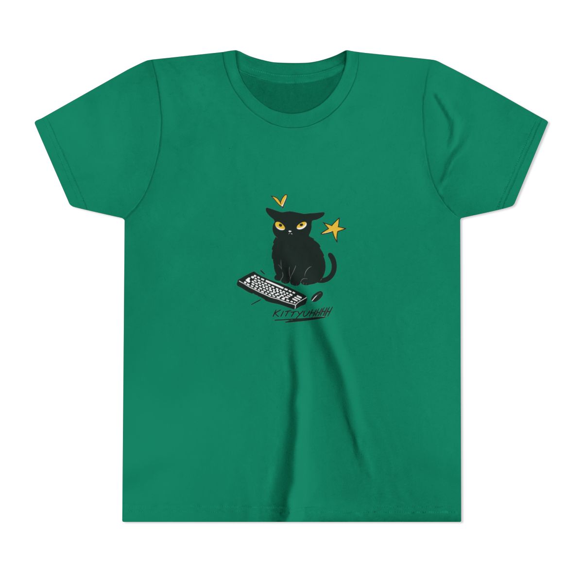 Caseoh Games Wearing Kittyuhhh Kids T Shirt - alternate angle 2, merchandise