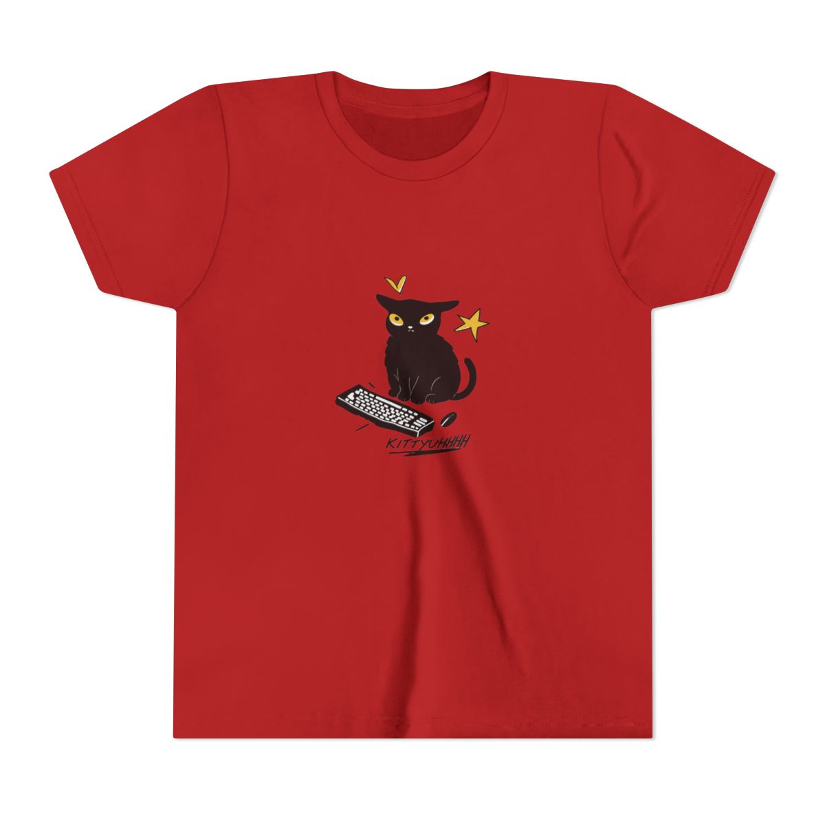 Caseoh Games Wearing Kittyuhhh Kids T Shirt - alternate angle 5, merchandise