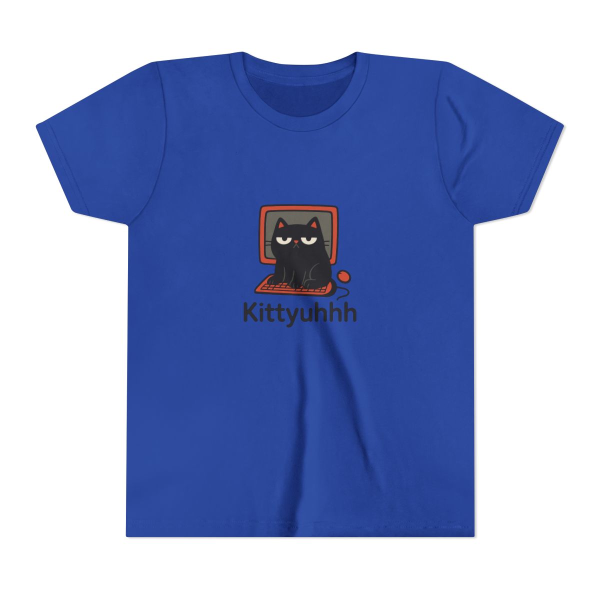 Caseoh Games Wearing Kittyuhhh Kids T-Shirt - alternate angle 2, merchandise