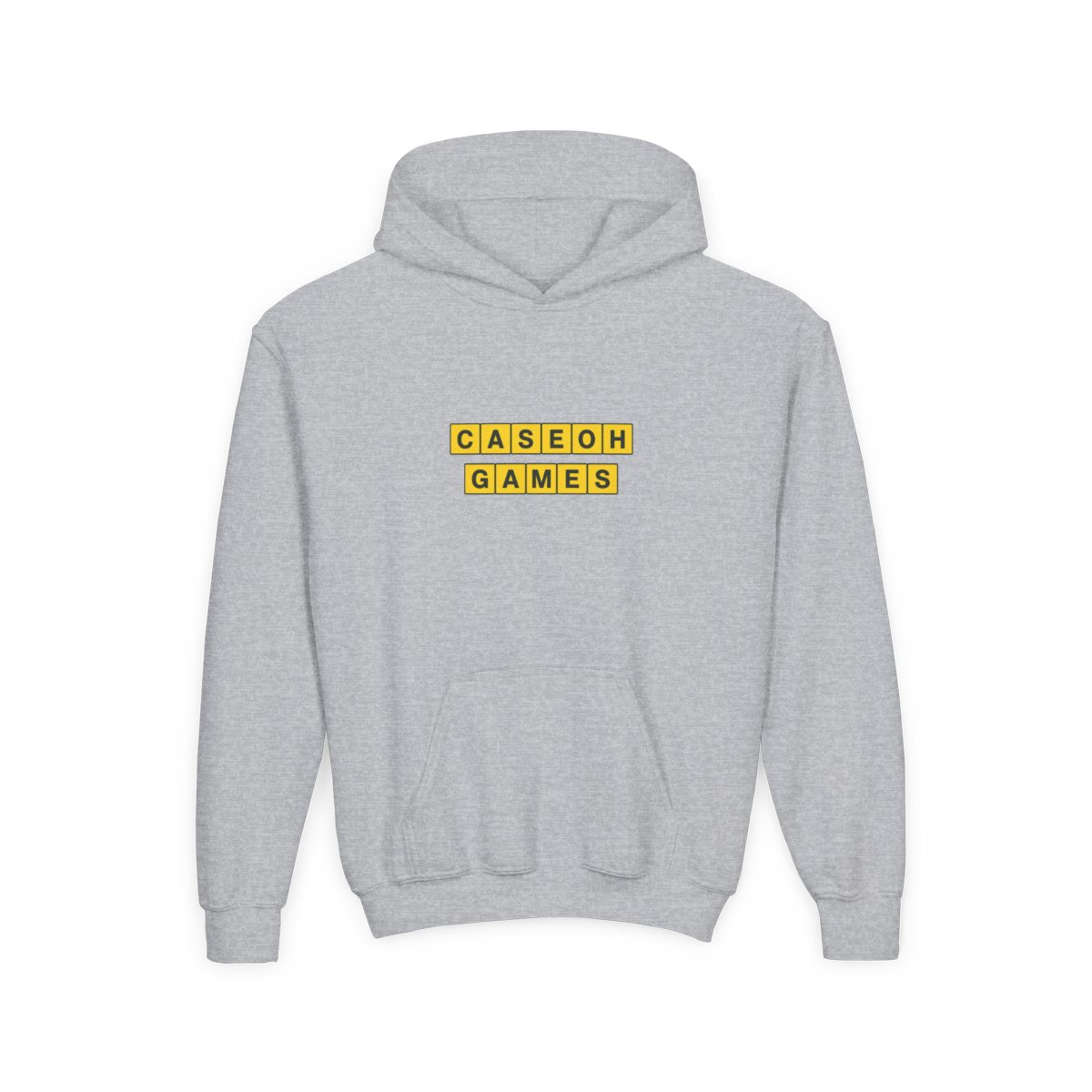 CaseOh Pocketless Parallel Bars | CaseOh Hoodie, Gaming Merch, Funny Kids Hoodie - alternate angle 2, merchandise
