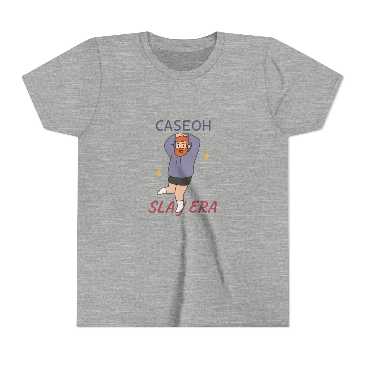Caseoh Slay Era Bold Gamer Kids T-Shirt - alternate angle 4, merchandise