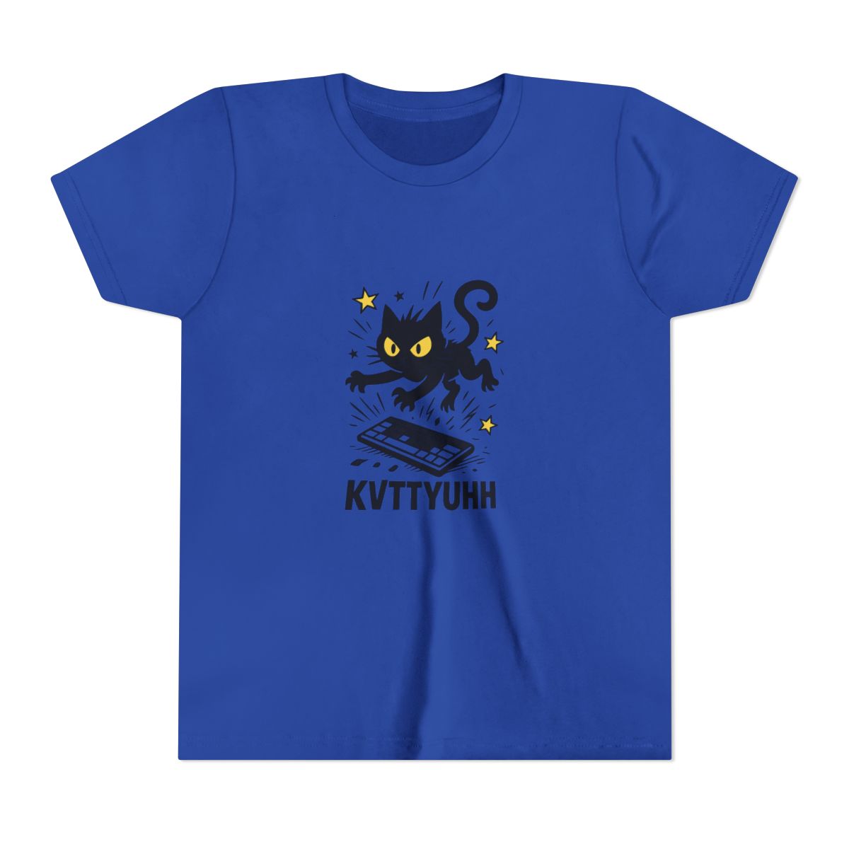 Caseoh Wearing Kittyuhhh Funny Gaming Kids T-Shirt - alternate angle 4, merchandise