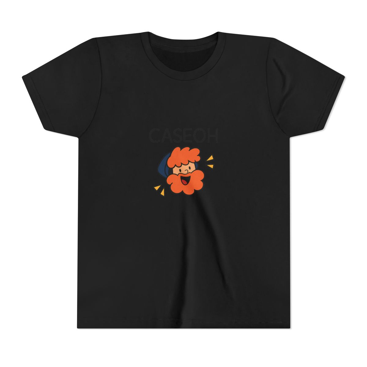 Funny CaseOh Big Head Meme Graphic Kids T-Shirt - alternate angle 3, merchandise