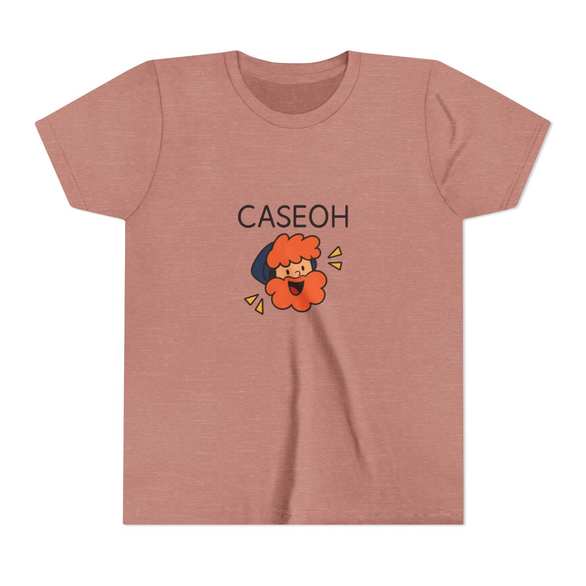 Funny CaseOh Big Head Meme Graphic Kids T-Shirt - alternate angle 2, merchandise