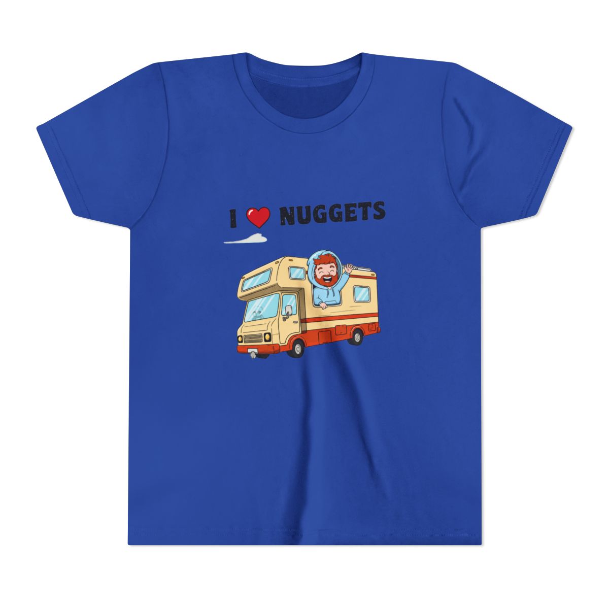 I Love Nuggets Kids T Shirt: Goober RV Adventure Gamer Shirt & - alternate angle 4, merchandise