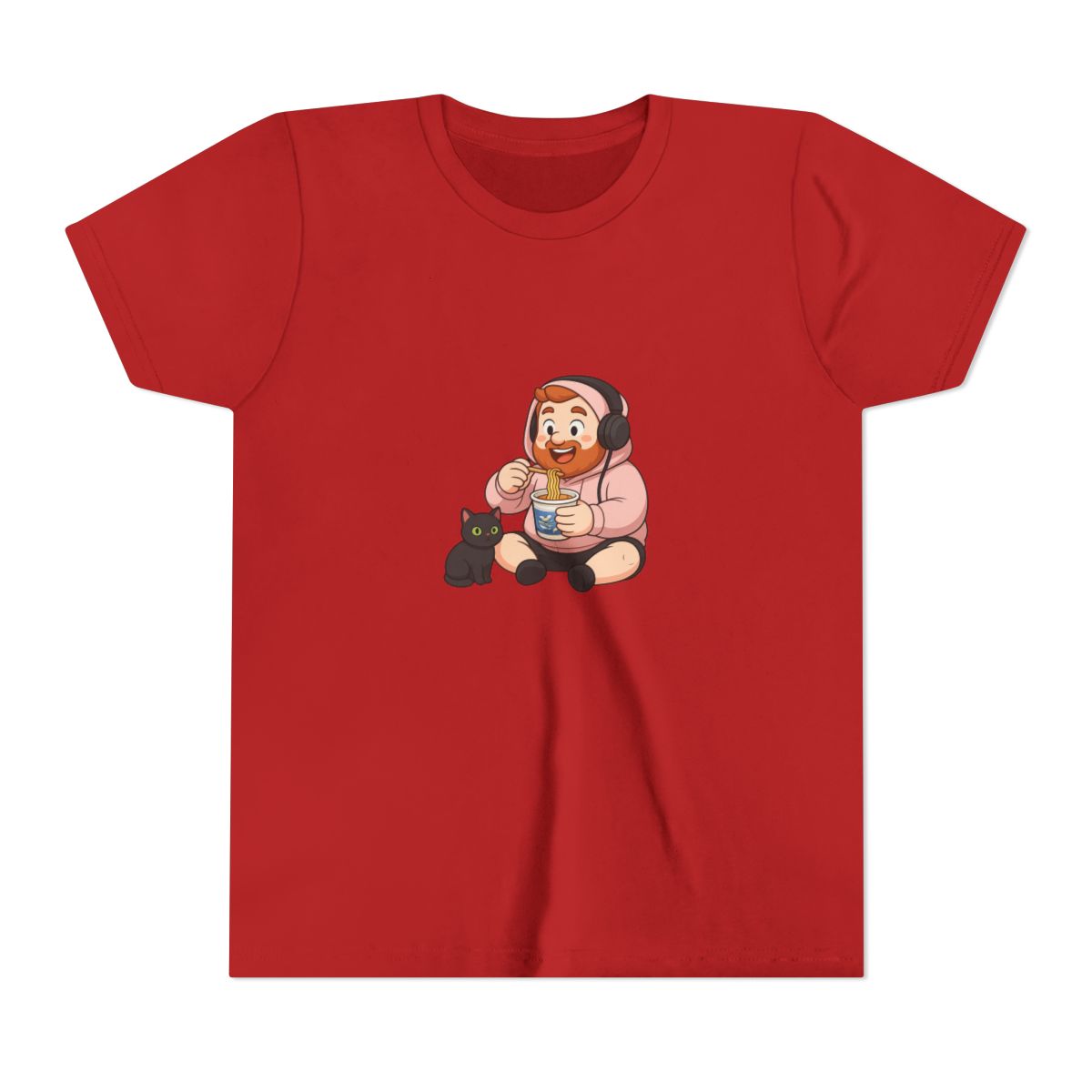 Ray-Men Ramen Noodle Break | CaseOh Shirt, Kitty Kids Tee, Twitch Gamer Gift